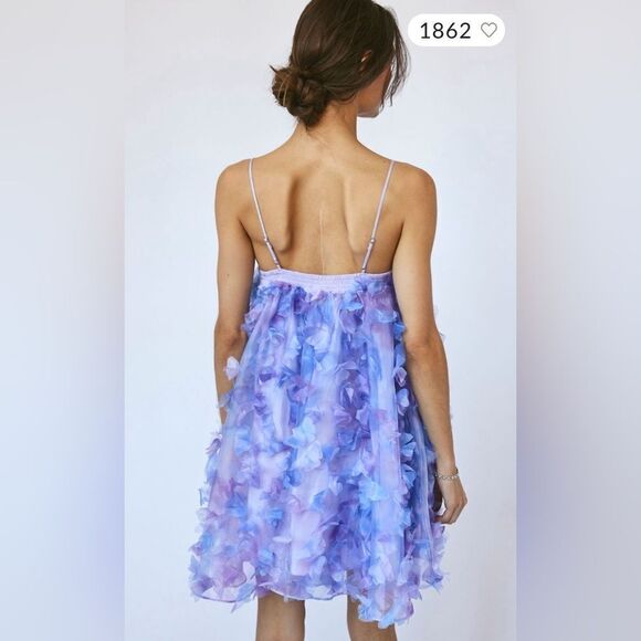 Free People Rainbows Deluxe Mini Dress/ size XS - Picture 3 of 11